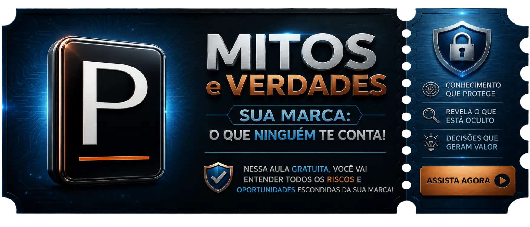 Mitos e Verdades da sua Marca - Aula gratuita no YouTube. Assista agora.
